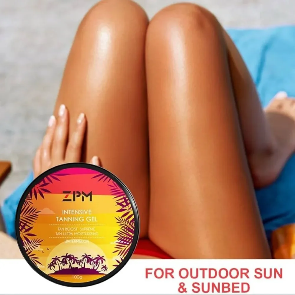 ZPM Intensive Tanning Gel WATERMELON sealed indoor/outdoor tanning Booster